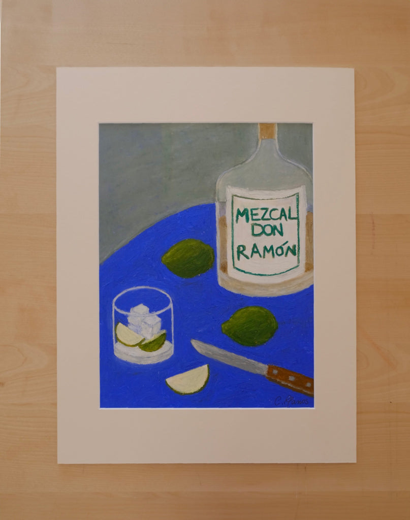 Carla Llanos Original Artwork  MEZCAL ORIGINAL PAINTING